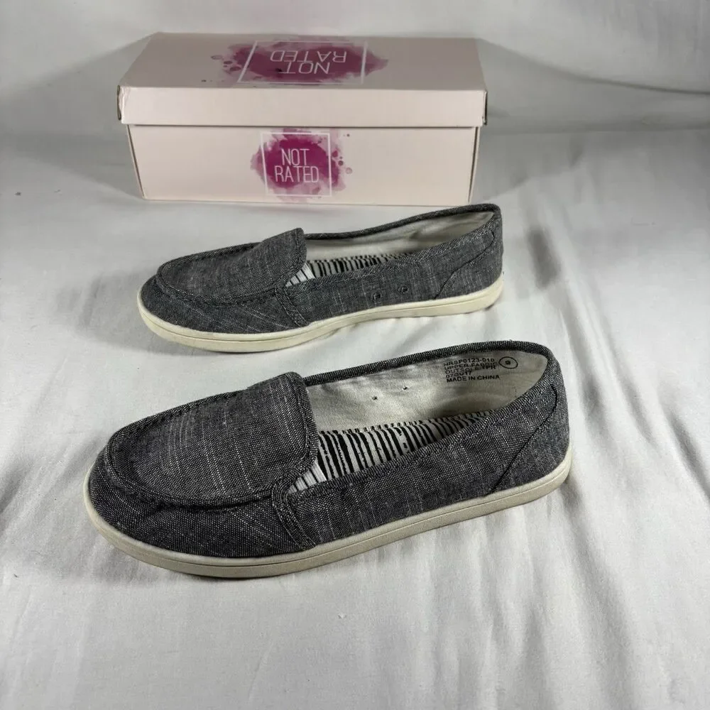 Not Rated Gray Slip On Shoes Size 9 Women’s